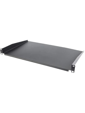 SBE TECH C19141U - Charola para rack fija de 19 pulgadas de ancho x 35.56 cm profundidad / 1UR / Color negro