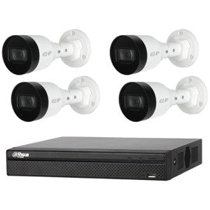 4 Pak Dahua Ezip B1b20l28 + Nvr4104hp4ks2