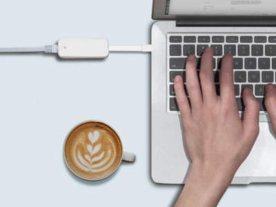 Proporcionar conexiones a Internet por cable a dispositivos USB-C