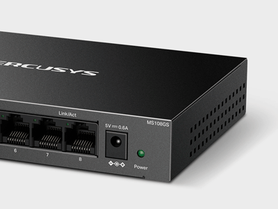 ‎ Ampliar la red Ethernet con puertos Gigabit