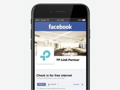 Red de invitados con Facebook Wi-Fi y SMS 