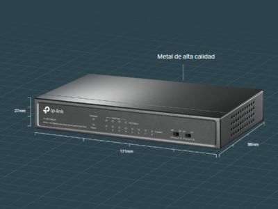 Carcasa de metal duradera