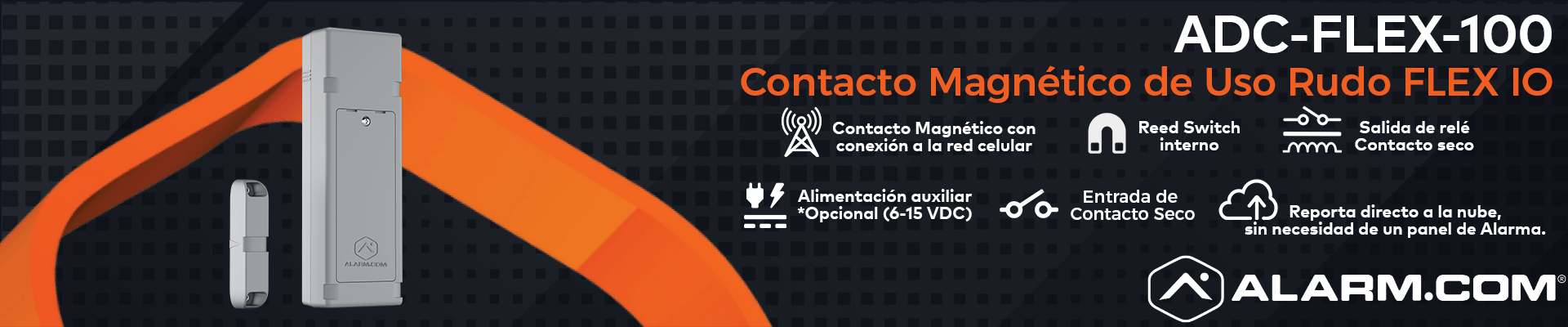 Contacto Magnéticos Autónomo de Uso Rudo ADC-FLEX-100
