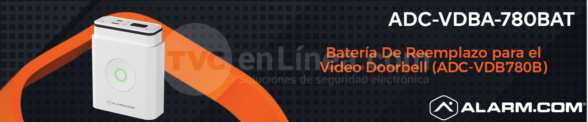Bateria de Reemplazo ADC-VDBA-780BAT para Video Doorbell (ADC-VDB78)
