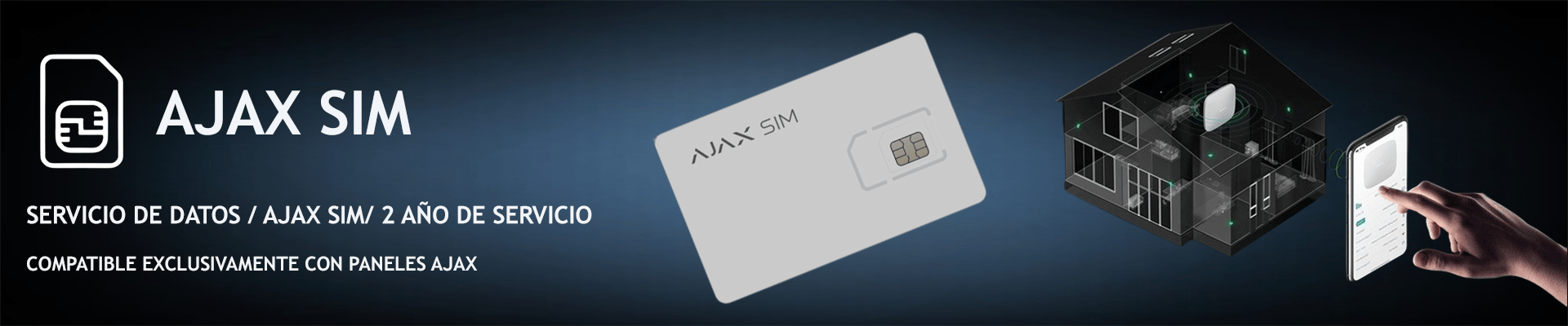 Tarjeta SIM del Ajax