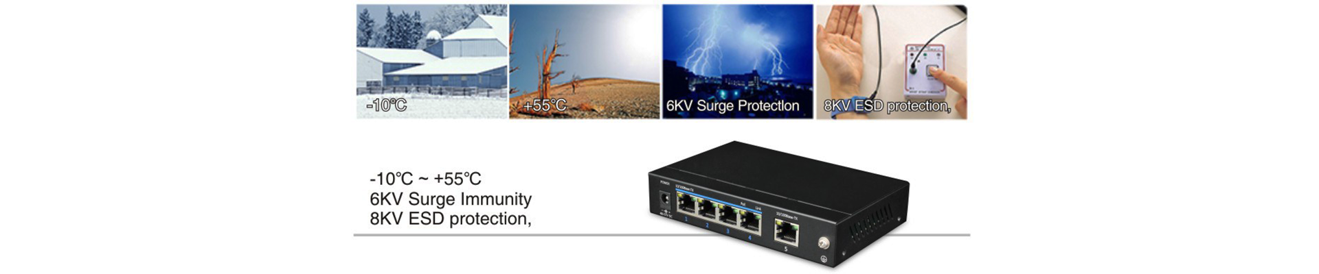 Adaptable para ambientes complejos.