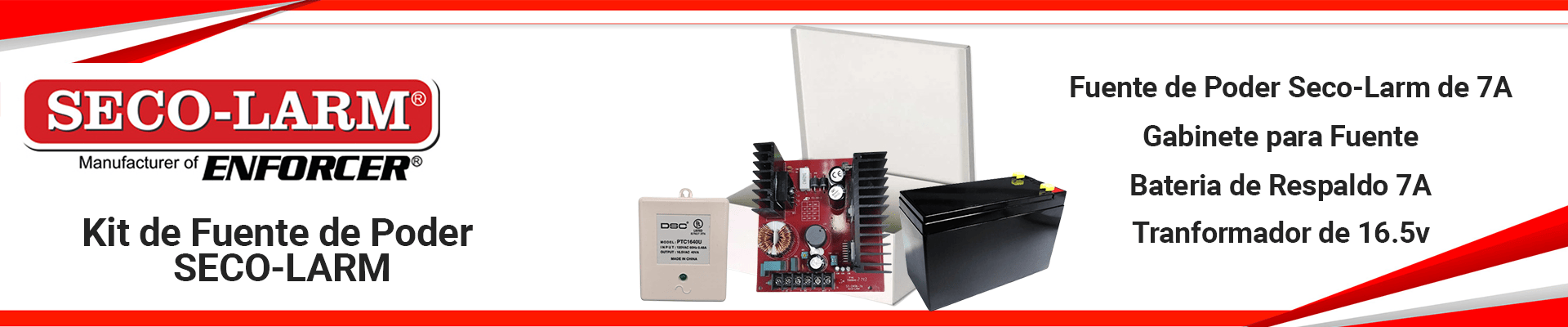 Kit de Fuente de Poder Seco-Larm de 7A