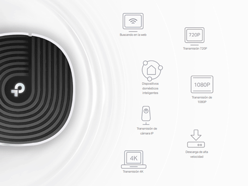  Conexiones estables, para más dispositivos.