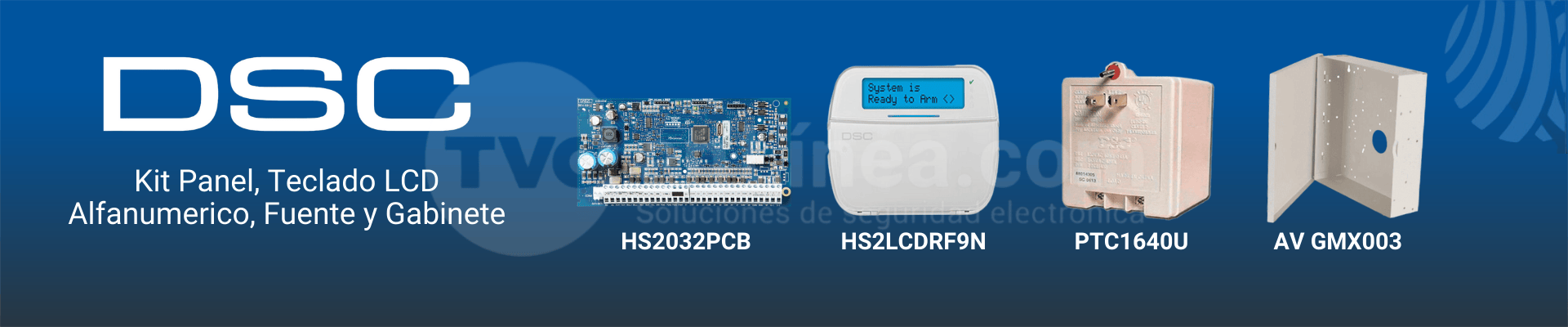 Información general de Kit Panel, Teclado LCD Alfanumerico, Fuente y Gabinete