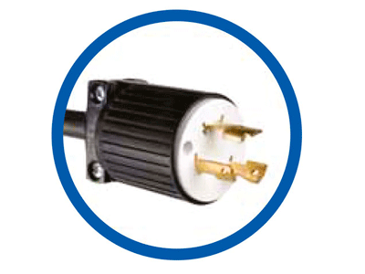 Requiere adaptador NEMA 5L-30P