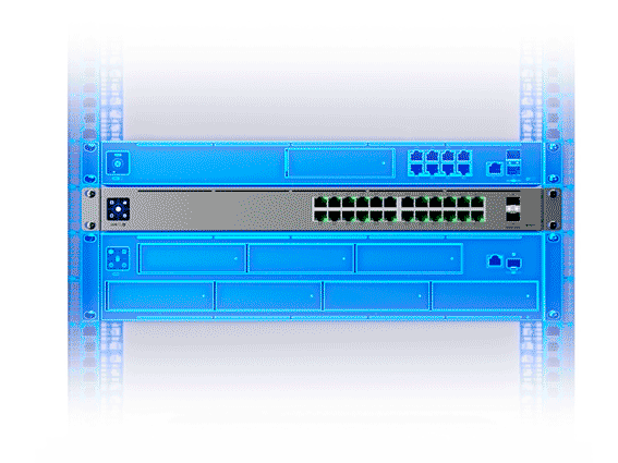 Gran capacidad de suministro PoE.