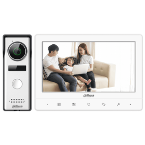 DAHUA KTA02 - Kit videoportero analógico, monitor táctil 7", frente 1.3 MP IP66, hasta 2 frentes