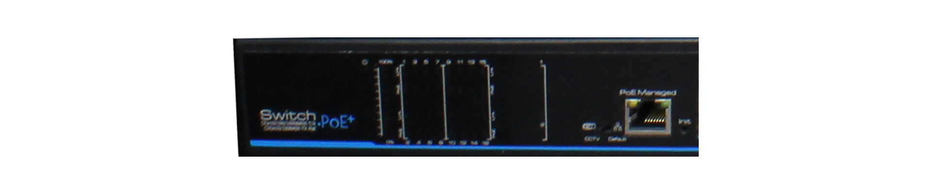 Indicadores LED para PoE.