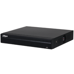 DAHUA NVR1104HS-P-S3/H - NVR IP 4 canales 4K, 4 puertos PoE, H.265+, 80 Mbps, HDMI/VGA, bahía HDD hasta 8 TB y ONVIF