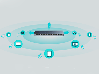 Puertos Gigabit para velocidades más rápidas