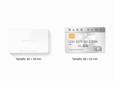 Diseño elegante y ultracompacto