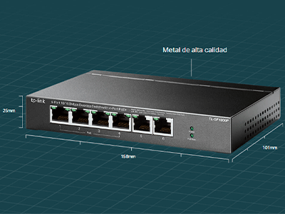 Carcasa de metal duradera