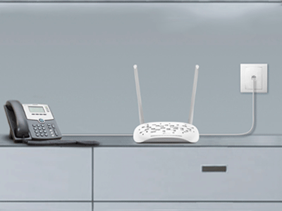 Admite registro SIP y puede conectarle un teléfono analógico.