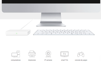Ampliar Ethernet rojo