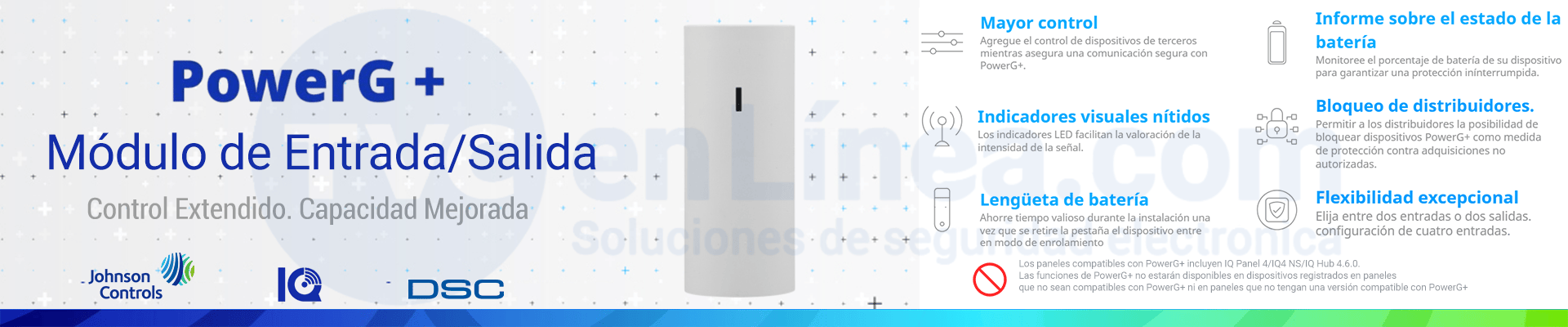 Módulo de Entrada/Salida PowerG+ PG-IO9MC