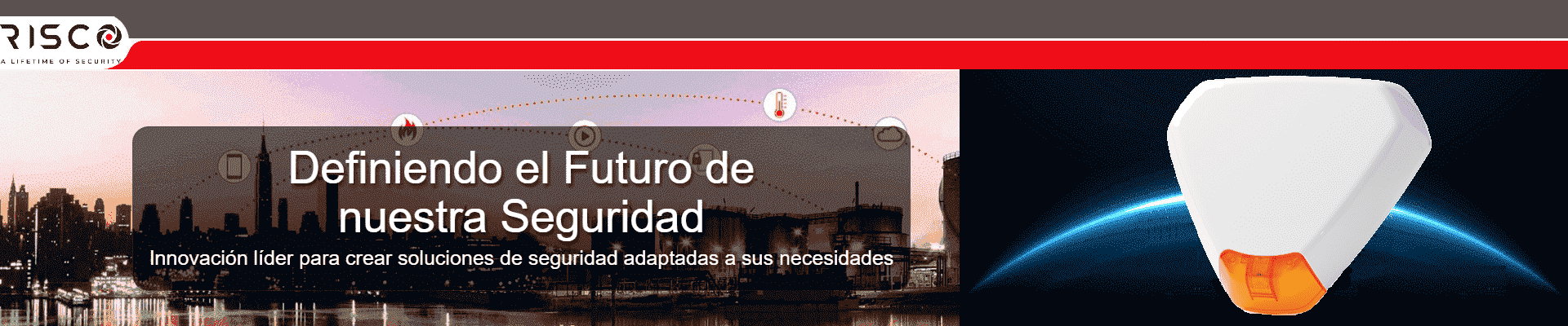 RISCO RWS50-SIRENA TRIANGULAR EXTERIOR INALAMBRICA