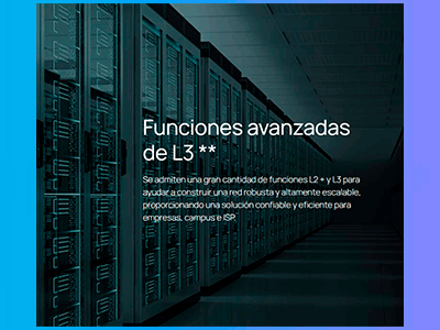 Especificaciones técnicas.