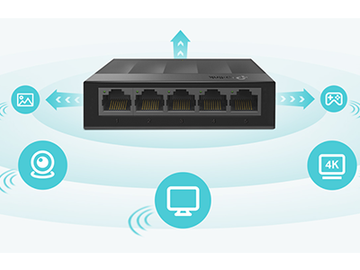 Puertos Gigabit para velocidades más rápidas