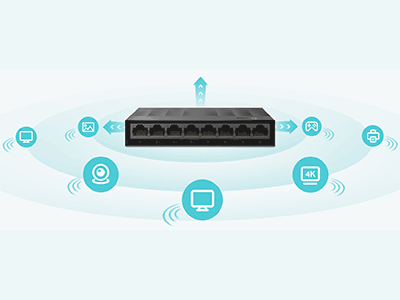 Puertos Gigabit para velocidades más rápidas