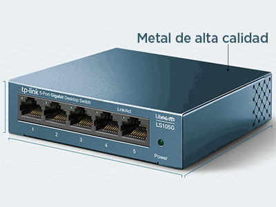 Carcasa de metal duradera