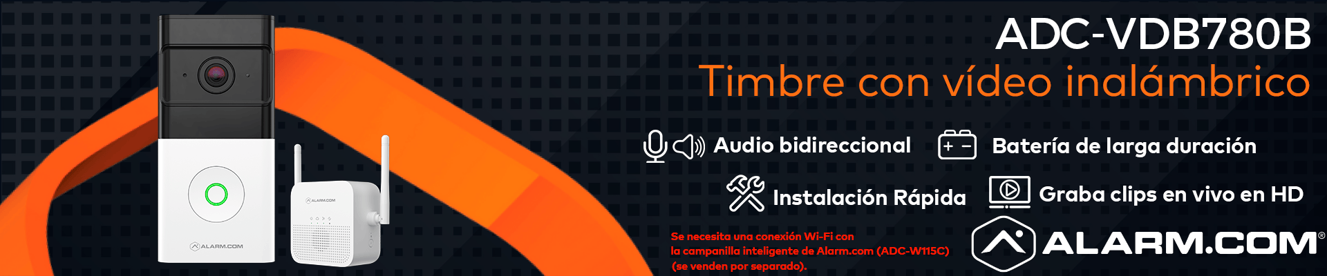 VDB780B  Timbre con vídeo Inalámbrico