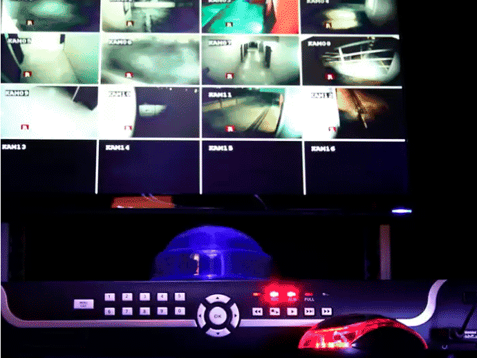 Varias cámaras y transmisiones.