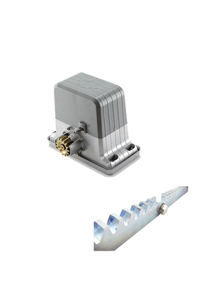 WEJOIN WJPKM202P - Kit motor portón corredizo hasta 1,800 kg, 3 m cremallera y accesorios