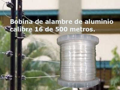 BOBINA DE ALAMBRE DE ALUMINIO