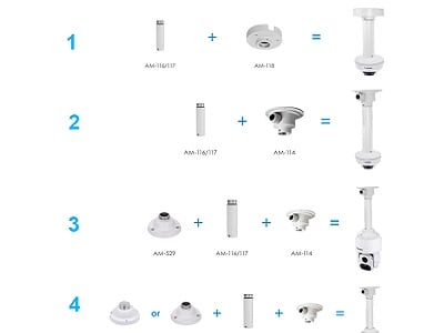 ¿Con que accesorios es compatible este adaptador de montaje?