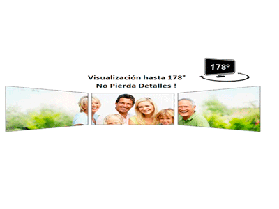 Amplio Ángulo de Visión