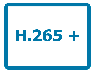 H.265+ & H.264+.