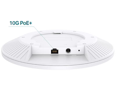 Cableado optimizado con puerto PoE+ de 10 G