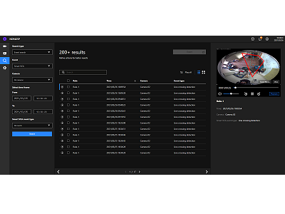 Búsqueda de eventos con Smart VCA