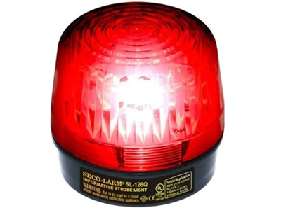 Luz Estroboscópica Alámbrica, 6-12VDC, Roja