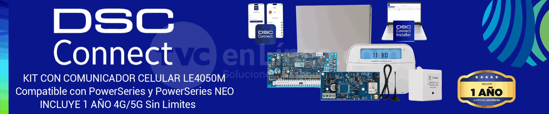 Kit con Comunicador celular LE4050M