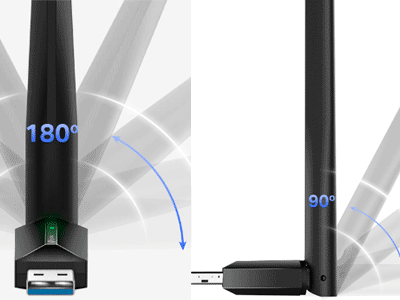 Antena multidireccional ajustable