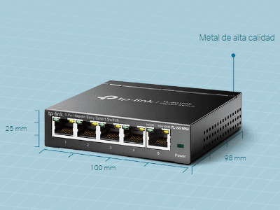 Carcasa de metal duradera