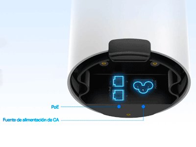 Admite fuente de alimentación PoE/AC