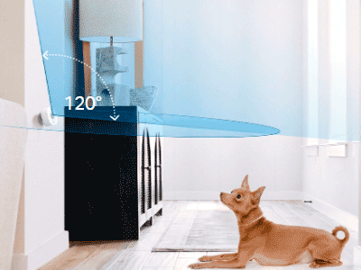 Ángulo de detección y intervalo flexibles