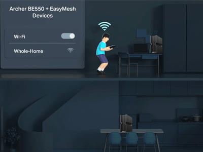 Flexibilidad de red WiFi en malla para toda la casa