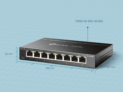 Carcasa de metal duradera