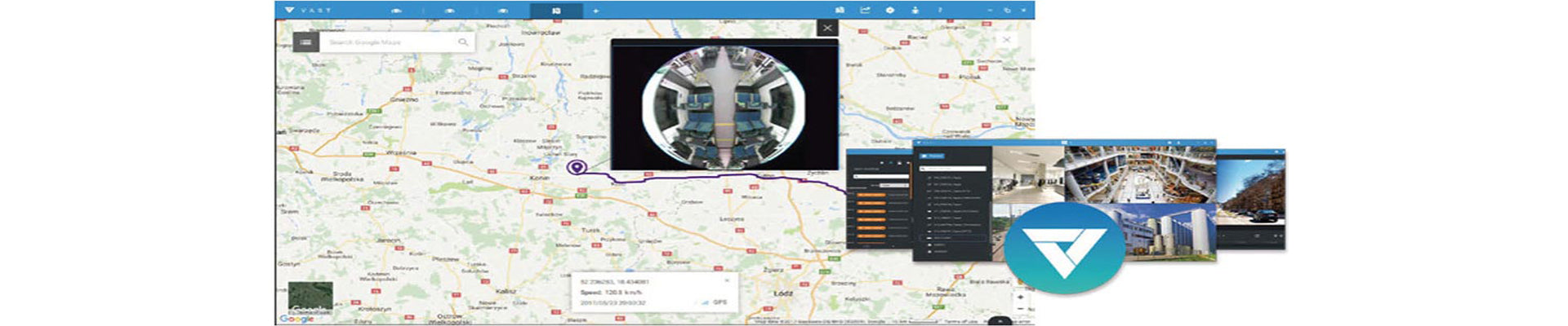 Rastreo vehicular por medio de GPS en Google Maps.