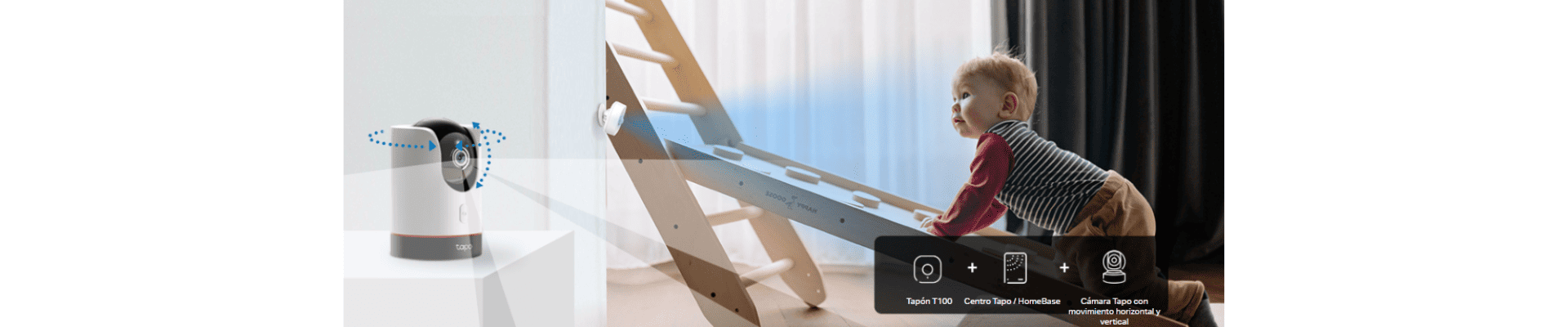 Seguimiento mejorado con cámara panorámica e inclinable