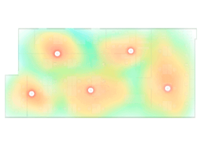Simulador de mapa de calor de WiFi