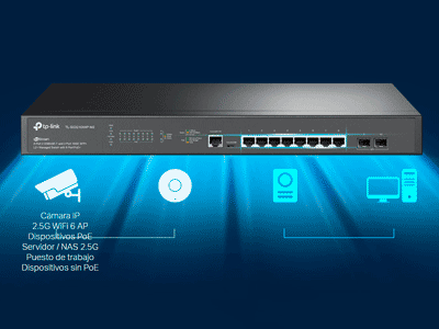 WiFi 6 con puertos Multi-Gigabit PoE+